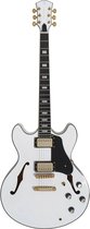 Elektrische gitaar Sire Guitars Archtop H7/WH White Larry Carlton