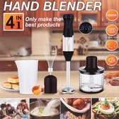 Staafmixer-Handblender Elektrische voedselmixer Juicer-1000W-5 snelheid