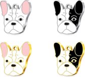 Dali's Pet French Bulldog Aanpasbare ID-tags voor huisdieren Gegraveerd Hondenpenning