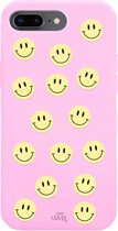 xoxo Wildhearts case voor iPhone 7/8 Plus - Smiley Colors Pink - iPhone Color Case