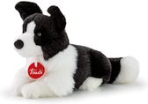 Trudi - Classic Hond Border Collie Scott (M-TUDN8000) - Pluche knuffel - Ca. 23 cm (Maat M) - Geschikt voor jongens en meisjes - Zwart/Wit
