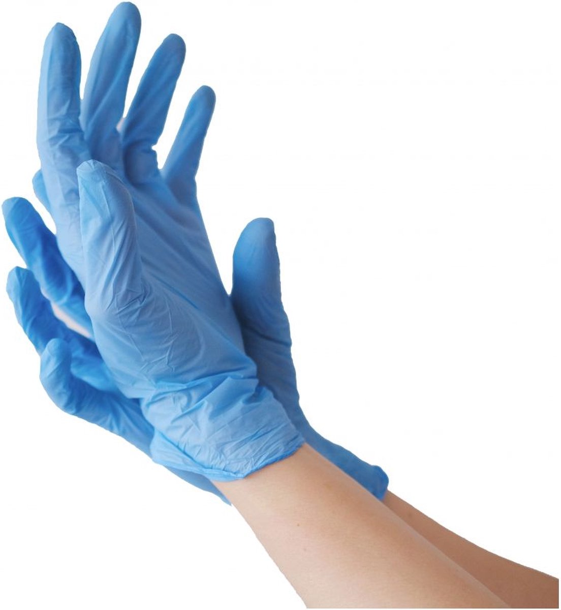 Nitril Handschoenen Blauw - L