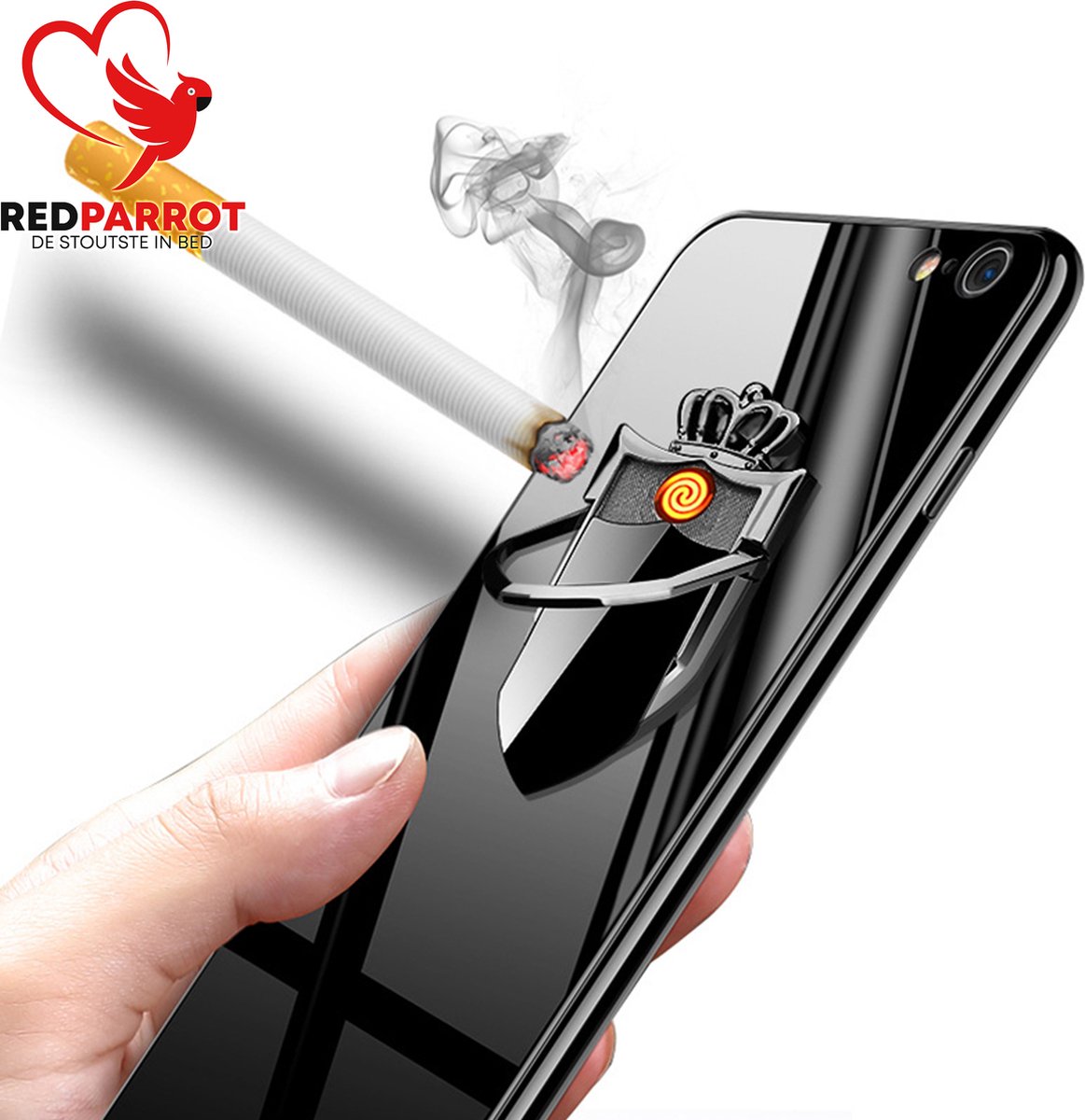 Goedkoopste USB Aansteker op telefoon - Handig - Leuke en nuttige aansteker - Cadeau - Pocketsize