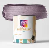 Decoverf metallic verf zacht paars, 750ml