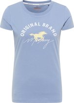 Mustang T-shirt Alexia blauw dames - maat S