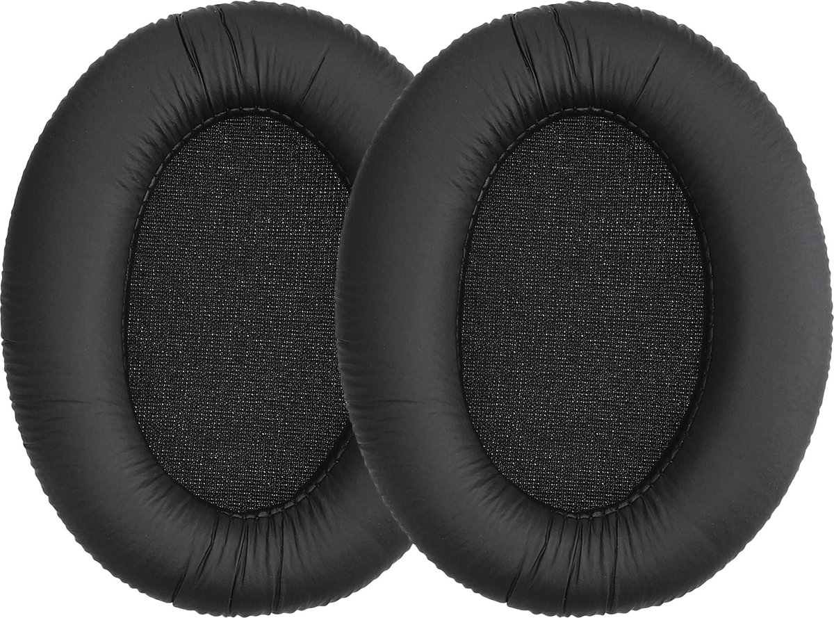 kwmobile 2x oorkussens geschikt voor Sennheiser HD201 / HD206 / HD180 / HD200 Pro - Earpads voor koptelefoon in zwart