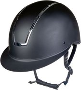 cap veiligheidshelm Lady shield zwart / zilver maat S (52 - 54 cm)