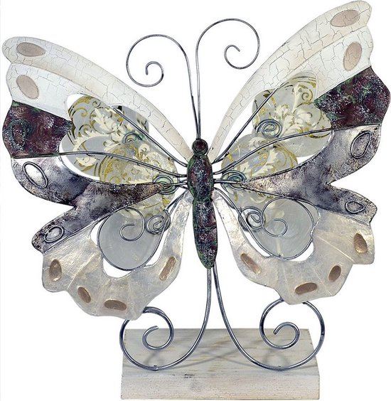 AL - Decoratie Vlinder - 27 x 28 cm