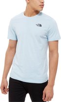 The North Face Heren Redbox Light blue/Medium grey Cotton T-shirt