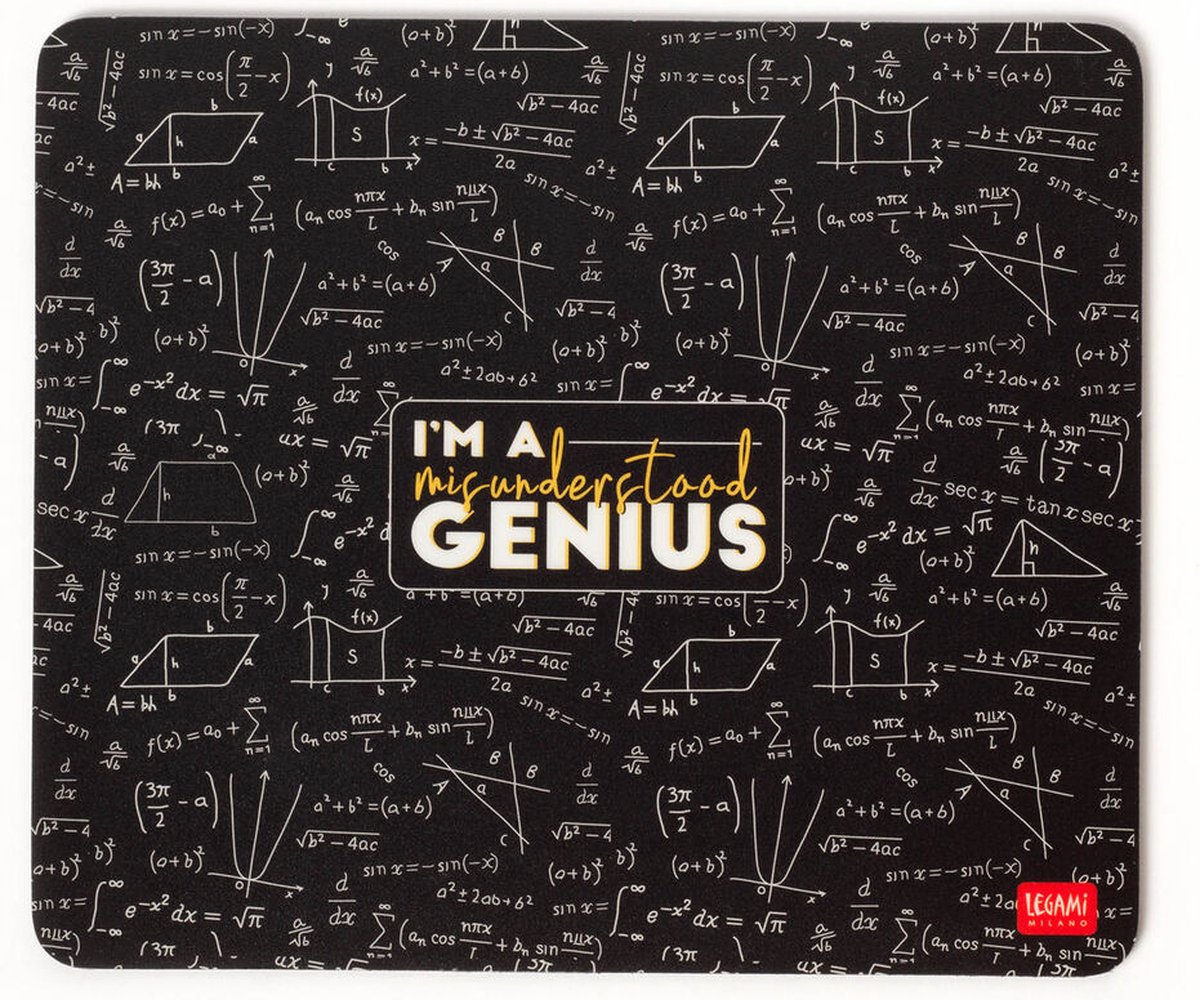 Legami - I'm a Genius - Muismat - Mousepad - 18x21 cm