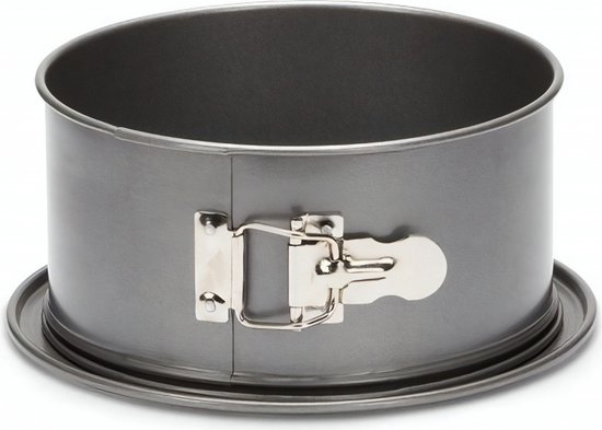 Moule à Charnière Rond 22 Cm Antiadhésif - Pour Gâteaux, Quiches, Pizzas, Four Et Congélateur - 10