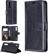 LuxeBass Hoesje geschikt voor Samsung Galaxy A50 / A50S / A30 / A30S hoesje book case zwart - telefoonhoes - gsm hoes - telefoonhoesjes