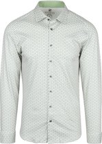 Desoto - Overhemd Kent Print Groen - Maat XXL - Slim-fit