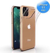 iPhone 11 PRO Hoesje Transparant Siliconen (5.8) - iPhone 11 PRO Case - iPhone 11 PRO- Transparant