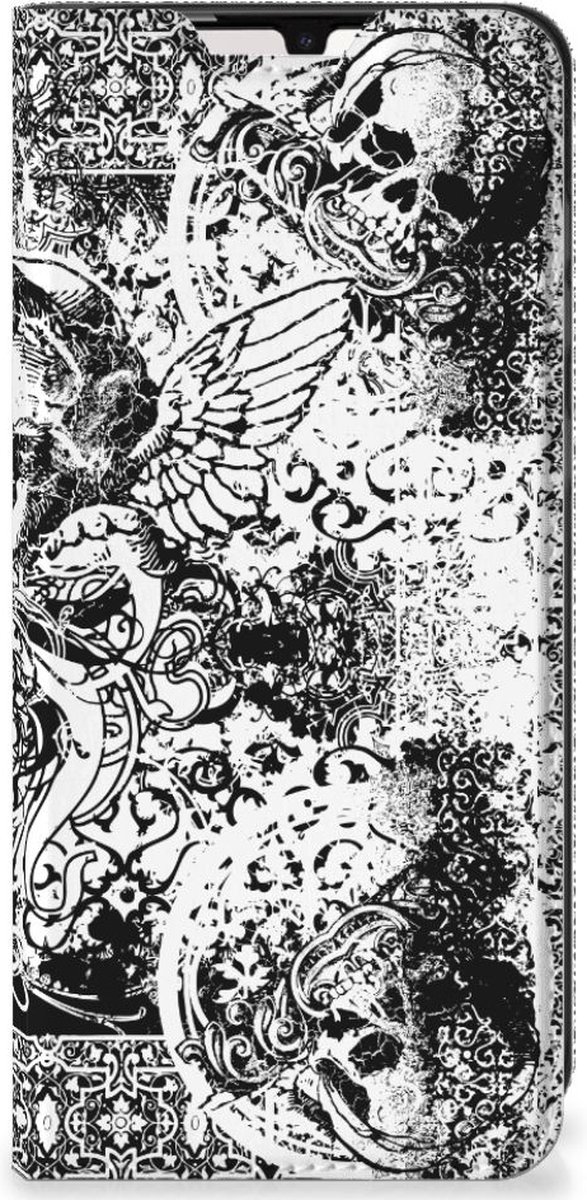 Mobiel BookCase Samsung Galaxy A33 5G Skulls Angel