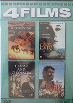 big dvd 4 films  1. Moses 2. Ceasar & Cleopatra 3. Jane Eyre 4. ShelteringSky