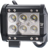 M-Tech LED Lichtbalk - dubbele rij - rechte vorm - 18W - 1200 Lumen