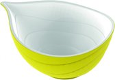 schaal Uien 25 x 23,2 cm melamine geel/wit