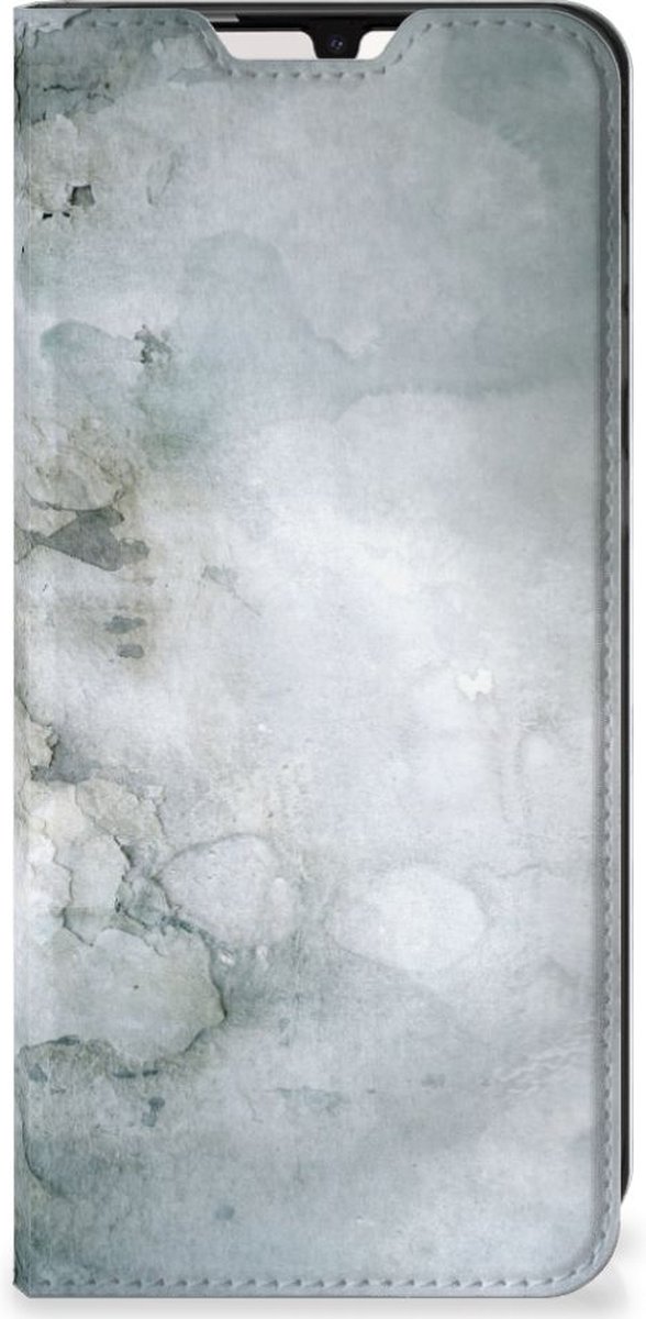 Bookcase Samsung Galaxy A33 5G Painting Grey