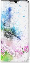 Hoesje Geschikt voor Samsung Galaxy A33 5G Wallet Book Case Vogel