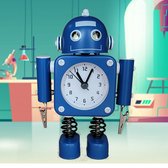 De Professor en Kwast - Kinderwekker Robot (Blauw) + Animatie On Demand