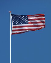 Drapeau américain - Drapeau des États-Unis d' Amérique - 90x150cm - Drapeau des États - Unis d'Amérique - Couleurs originales - Anneaux de Bagues de montage de qualité supérieure - Drapeaux de la fierté