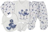 5-delige newborn baby kledingset in mooie cadeaudoos - Kraamcadeau - Babyshower - Babykleertjes - 0-3mnd