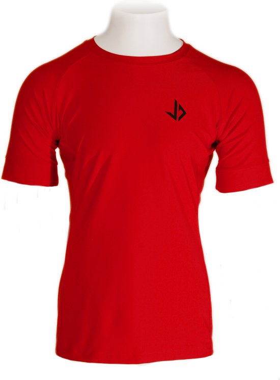 JUSS7 Sportswear - T-shirt de Sport Homme - Rouge - XL