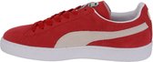 Puma Suede Classic+ Sportschoenen - Maat 40 - Unisex - rood/wit
