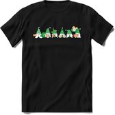 Kerstkabouter Buddy's Kerst T-shirt | Groen | Jongens / Meisjes | Grappige Foute kersttrui Shirt Cadeau | Kindershirt | Leuke Elf, Rendier, Kerstboom en Kerstballen Ontwerpen. Maat