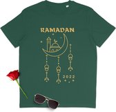 Ramadan T-Shirt - t Shirt voor Ramadan - Dames t Shirt - Heren t Shirt - Ramadan Vrouwen tshirt - Ramadan Mannen tshirt -  Unisex maten: S M L XL XXL XXXL - Verkrijgbaar in shirt kleuren: Zwa