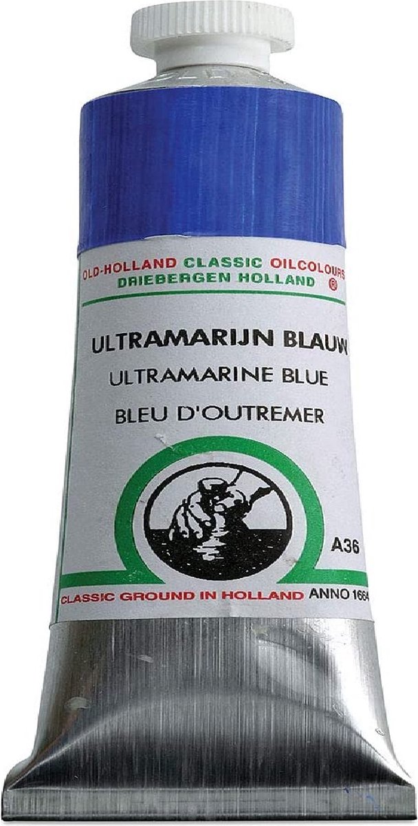 Old Holland Hoge Kwaliteit Olieverf 18 ml - Ultramarine Blue (A36)