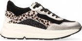 Geox  - Backsie sneaker zwart suede - Black - 37