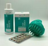 Neofollics Behandeling voor dunner wordend haar - Shampoo 250ml - Brush - Tablets 100st.