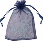 Organza Zakjes (10 x 13 cm) Space Blue (20 Stuks)