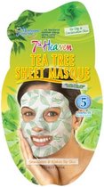 gezichtsmasker 7th Heaven Tea Tree  dames groen