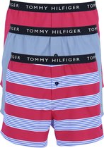 Tommy Hilfiger wijde boxershorts (3-pack) - katoenen shorts -  Maat: S