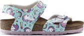 Birkenstock Colorado Kids Sandalen Unicorn Seafoam Narrow-fit | Groen | Imitatieleer | Maat 33