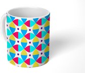 Mok - Koffiemok - Geometrie - Design - Abstract - Mokken - 350 ML - Beker - Koffiemokken - Theemok