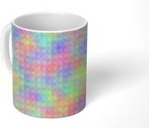 Mok - Koffiemok - Regenboog - Caleidoscoop - Patronen - Mokken - 350 ML - Beker - Koffiemokken - Theemok
