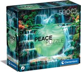 Clementoni Puzzels voor volwassenen - Peace Puzzle - The Flow, Legpuzzel 500 Stukjes, 14-99 jaar - 35117