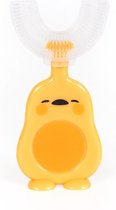Tandenborstel kind-Handtandenborstel voor kinderen-2 tot 12 jaar-Zachte silliconen-Baby tandenborstel-Tandenborstel baby en peuter - U-Vormig - 360 graden-Bijtringen-peutertandenbo