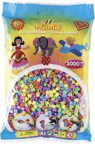 Hama Strijkkralen 3000 Stuks Pastel