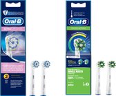 ORAL-B - Opzetborstels - SENSI ULTRA THIN + CROSS ACTION - Elektrische tandenborstel borsteltjes - Voor een stralend gebit - COMBIDEAL