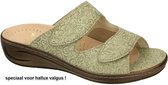 Fidelio Hallux -Dames -  groen - slippers & muiltjes - maat 37