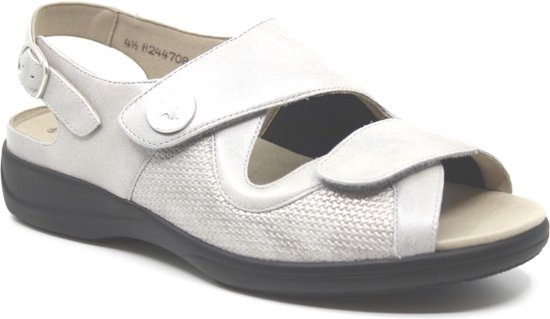Solidus -Dames - grijs - sandalen - maat 40