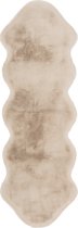 Konijn Dubbel Schapenvacht 300 Crème Vloerkleed 60cm x 180cm | Kinderkamer | Babykamer | Tapijt | Hoogpolig | Zacht