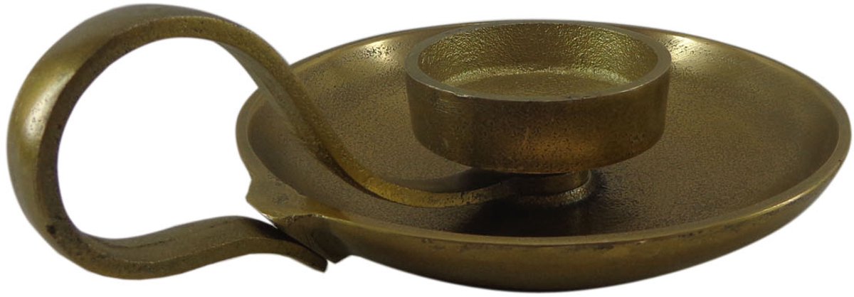 Deco4yourhome - Blaker Theelicht - Antiek Goud - Metaal - Lieke