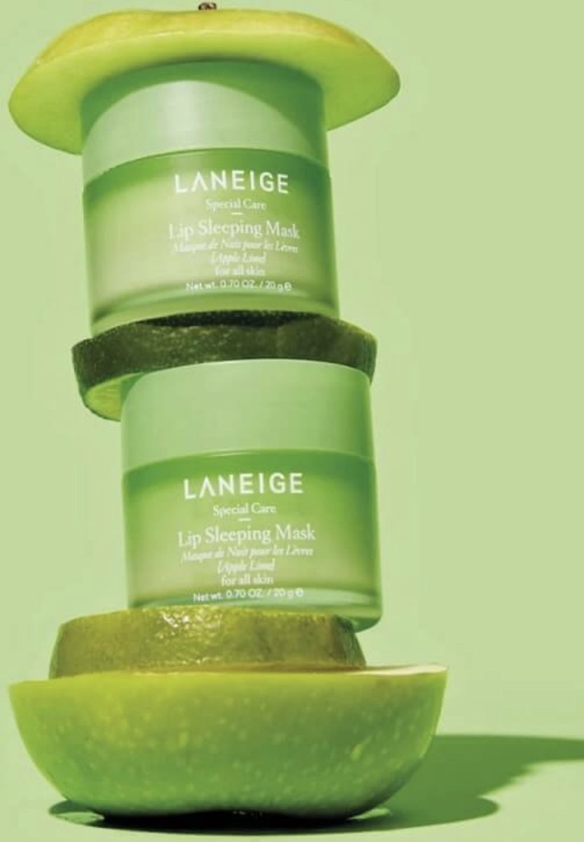 Laneige Lip Sleeping Mask (Apple Lime) - Lipmasker - 20 ml — cadeau in Verzorging - foto 2