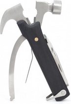 multitool Hammer 10 x 21,8 cm hout/rvs zwart